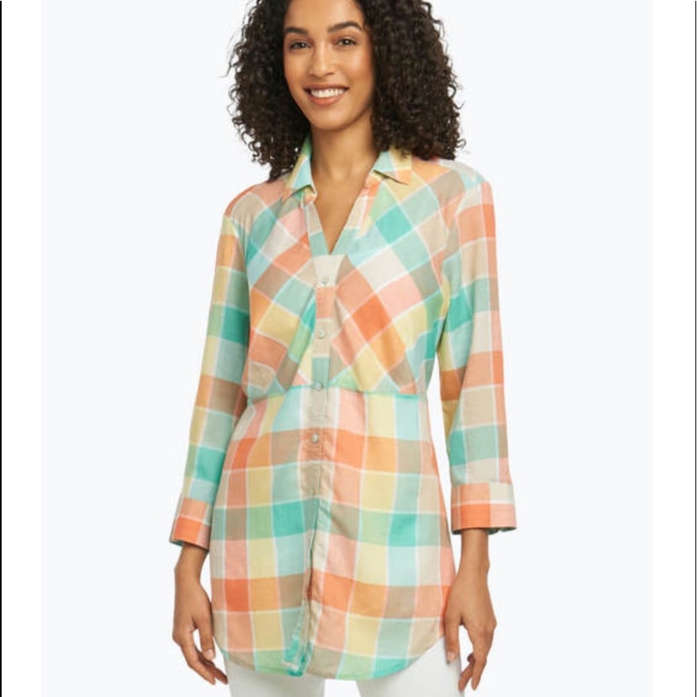 🆕Foxcroft “Perry” Tunic, Size 2 - Picture 1 of 7
